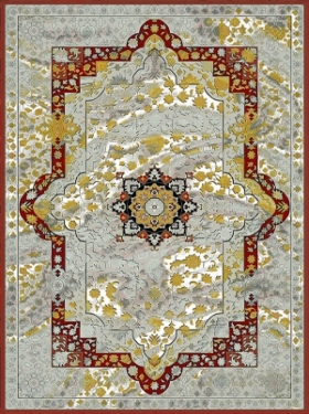 فرش 700 شانه وینتیج طلاکوب کد 5140 فردین